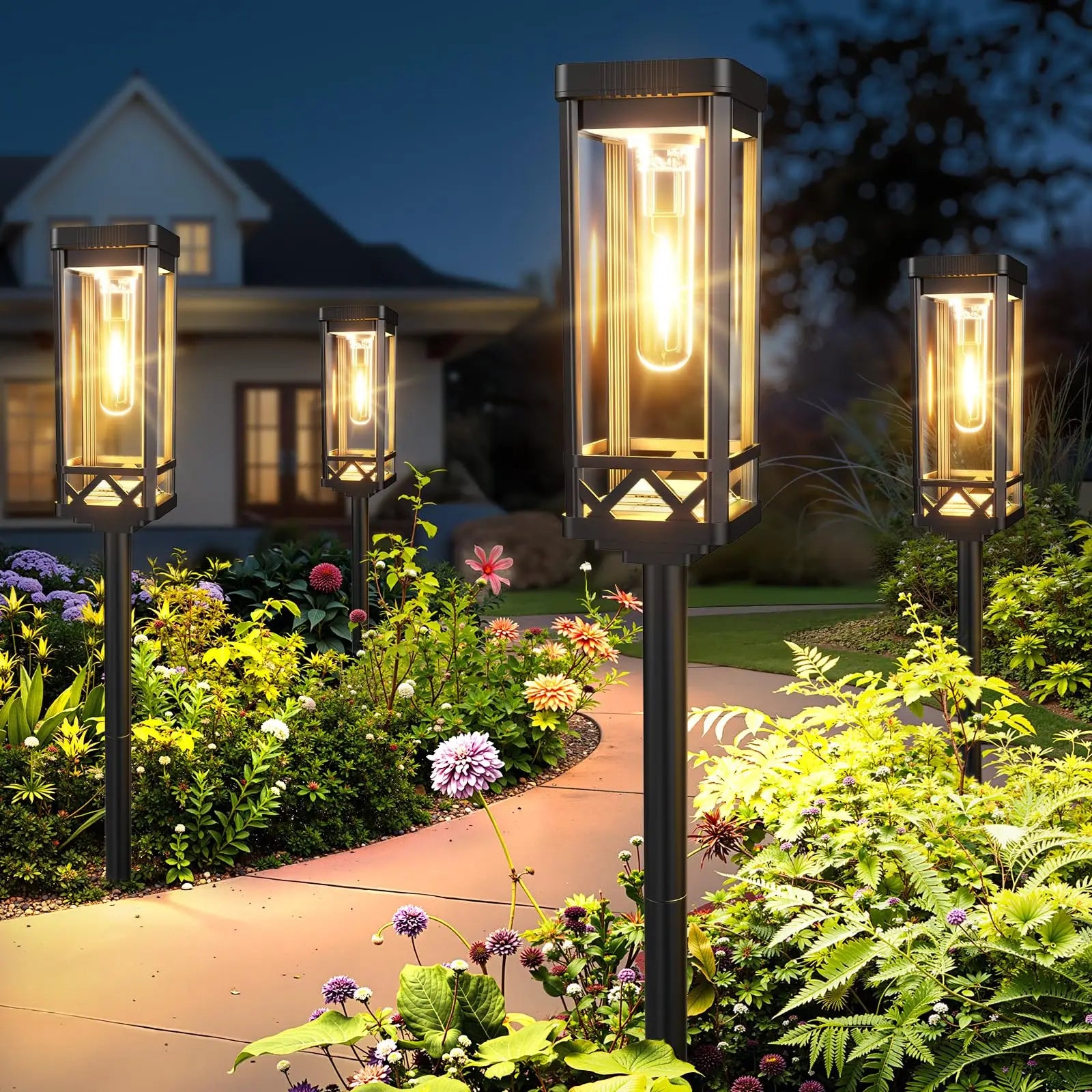 Solar Pathway Lights Walkway Light Solar Powered