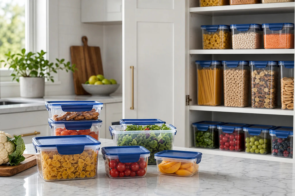 40 Pcs BPA-Free Food Storage Containers with Lids - Reusable Airtight Plastic Meal Prep Set