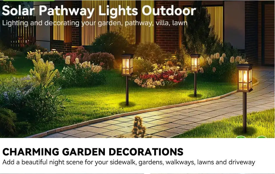 Solar Pathway Light Outdoor  Lamp Waterproof Landscape