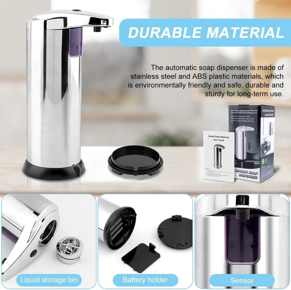 Touchless Automatic Soap Dispenser With Infrared Sensor Large Capacity