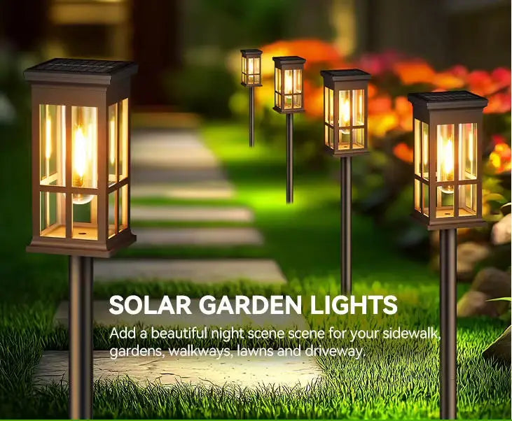 Solar Pathway Light Outdoor  Lamp Waterproof Landscape