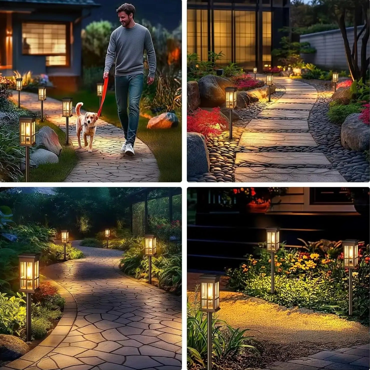 Solar Pathway Light Outdoor  Lamp Waterproof Landscape