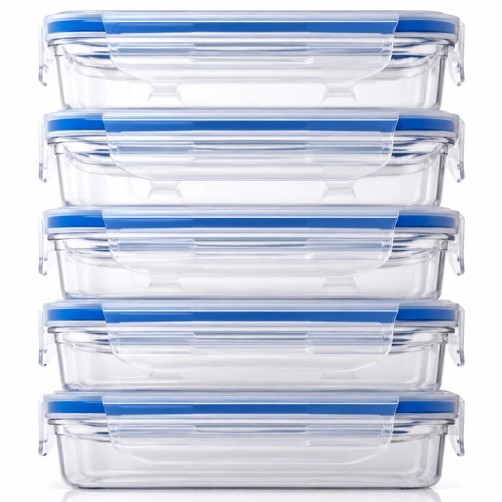 40 Pcs BPA-Free Food Storage Containers with Lids - Reusable Airtight Plastic Meal Prep Set