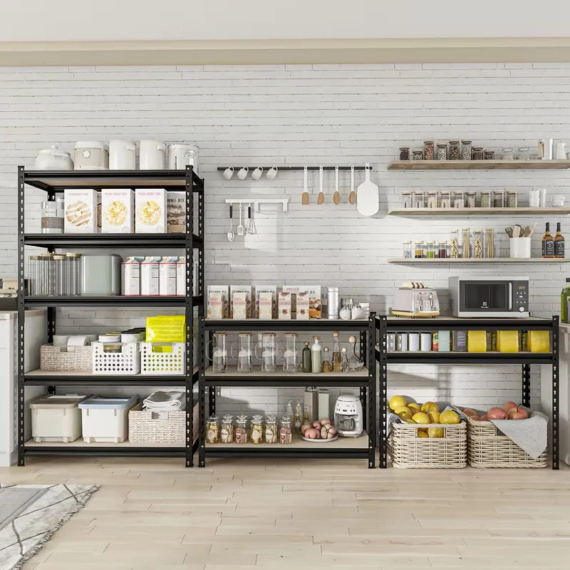 60/72 Inch Heavy-duty Metal Storage Rack Capacity Of 2000 Pounds Per Layer, Adjustable
