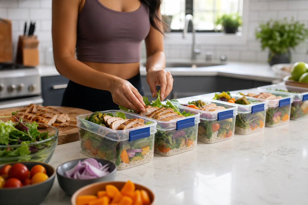 40 Pcs BPA-Free Food Storage Containers with Lids - Reusable Airtight Plastic Meal Prep Set
