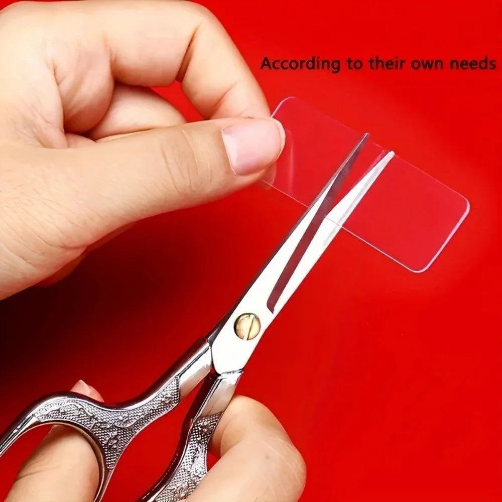 2 Boxes/120 Pieces of Transparent Double-sided Reusable Tape,  Without Residue,