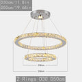 Modern Crystal LED Pendant  Chandelier-   Nordic Ceiling Light for Living & Dining Room