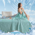 Extra Large & Wide Cooling Blanket -  (78”x90"/59”x78”) - Hypoallergenic, Smooth & Breathable