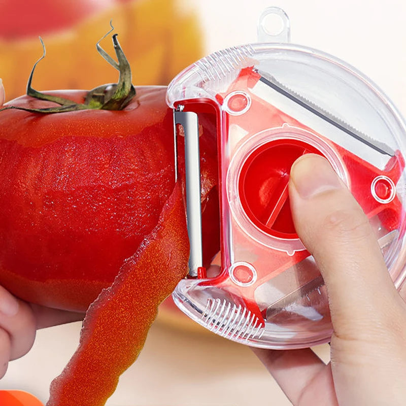 3in1 Magic Trio Peeler Set Vegetable Peeler, Slicer, Shredder & Julienne Cutter