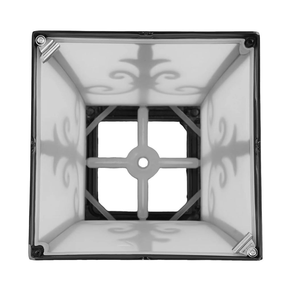 Outdoor Solar Post Light, Pillar Light, Remote Control Garden Light IP44 Water-repellent
