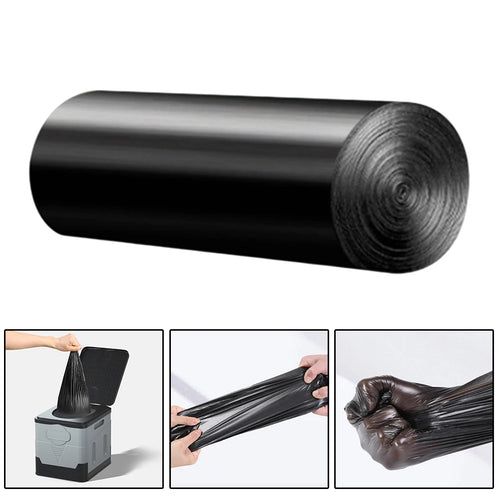1 Roll 12pcs Camping Toilet Garbage Bag Disposable