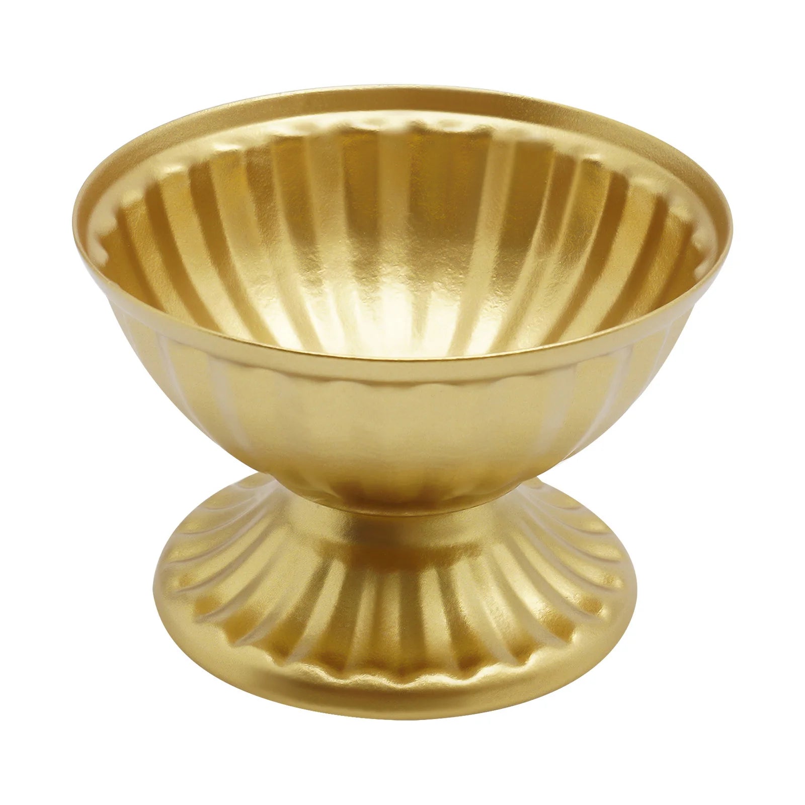 10 PCS Mini Vase Bright Golden Metal ,  Flower Arrangement