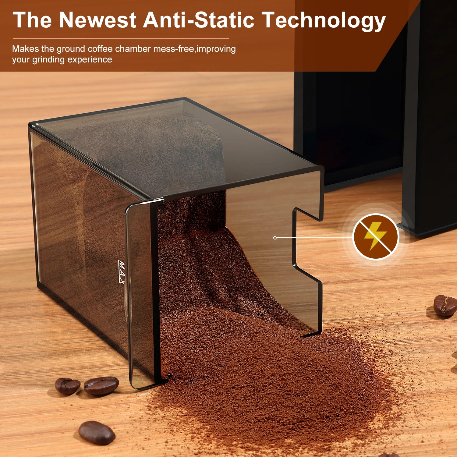 Automatic Burr Mill Coffee Bean Grinder Electric  With 28 Adjustable Gears
