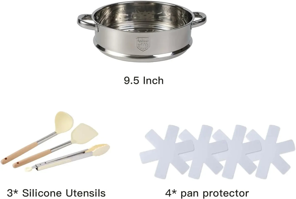 16PCS Pots and Pans Set Non Stick Cookware