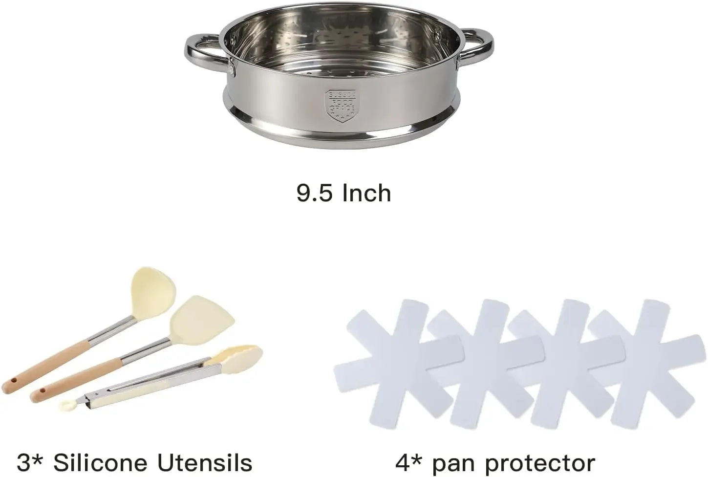 16PCS Pots and Pans Set Non Stick Cookware