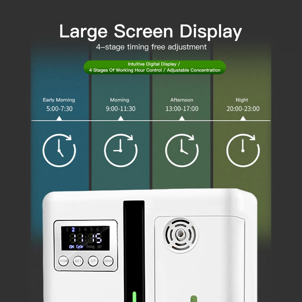 Wall Mounted Aroma  Diffuser With Bluetooth & Essential Oil Fragrance