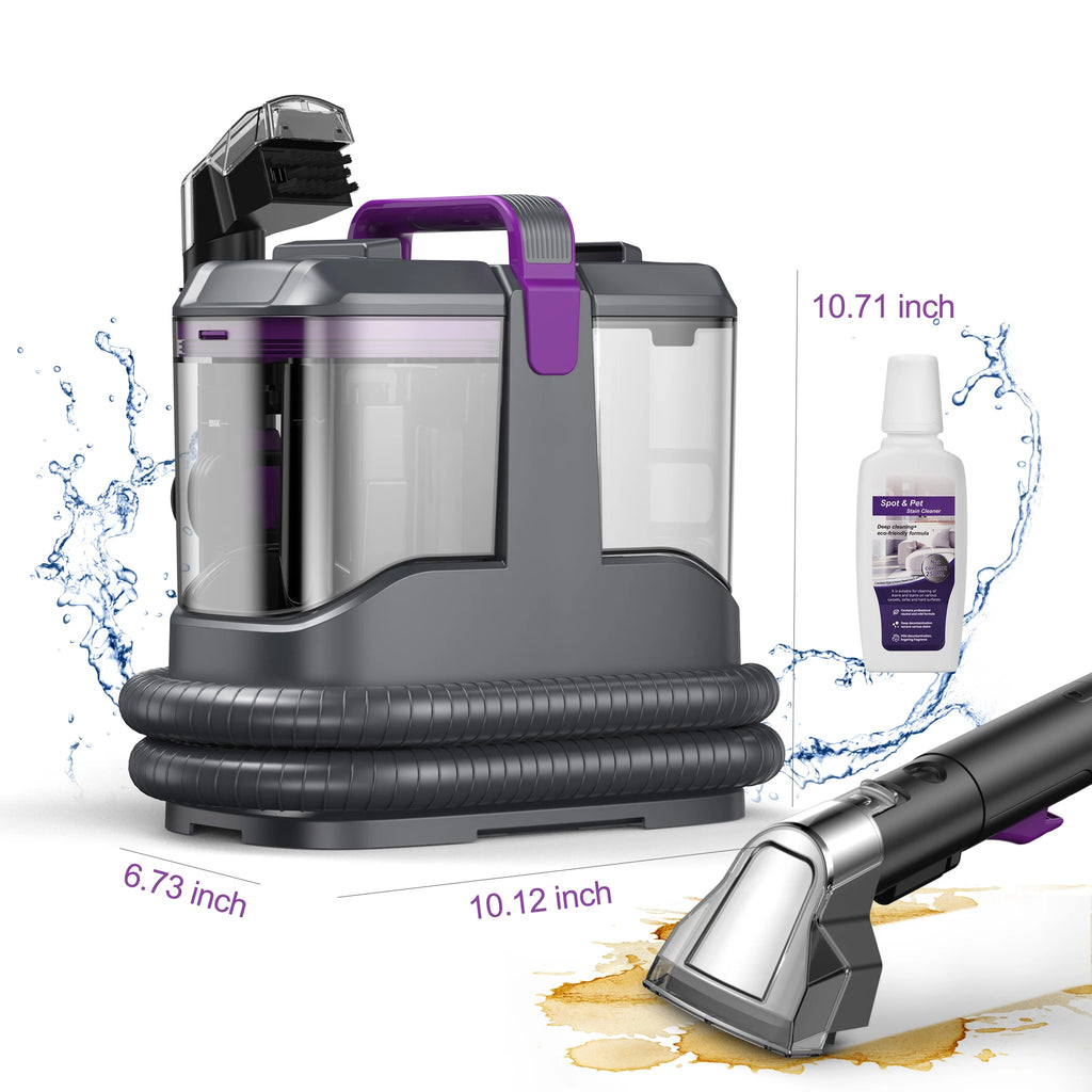 Portable Carpet & Upholstery Spot  Cleaner Machine 13.5ft Corded for Carpet, Sofa, Car Seat
