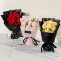 9 Heads Soap Flower Rose Bouquet Artificial