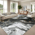 Washable Area Abstract Rugs  Non Slip