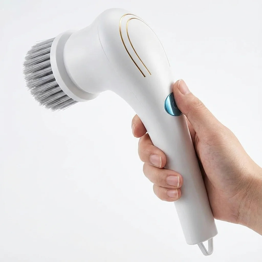 Electric Grease Scrubber, Rechargeable Powerful Cleaning Brush, Handheld Cordless
