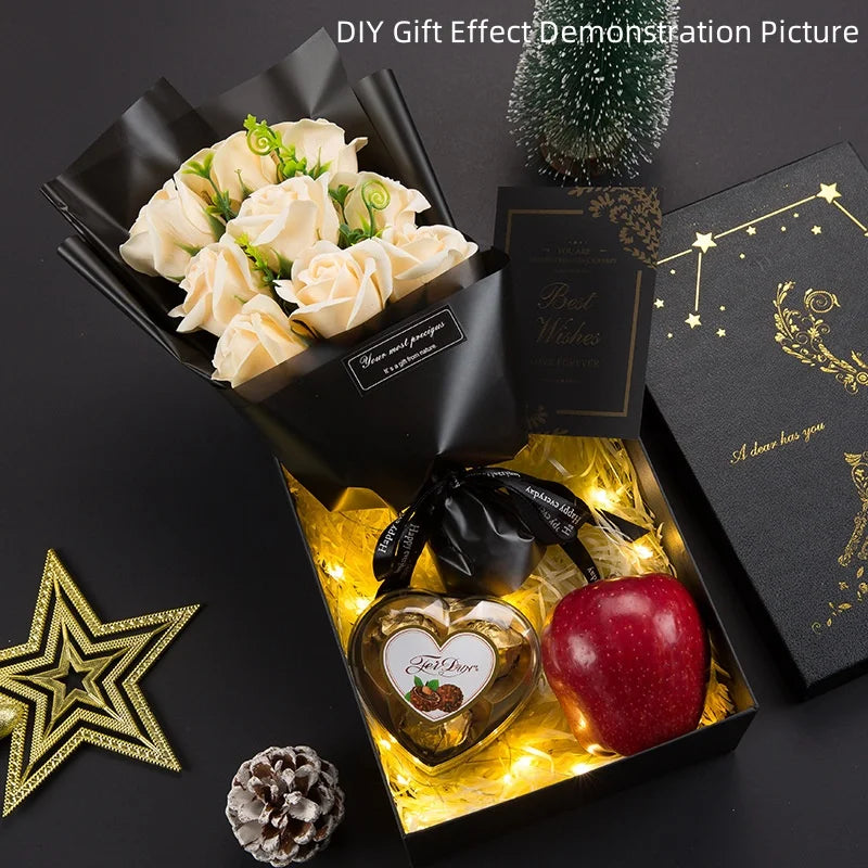 9 Heads Soap Flower Rose Bouquet Artificial