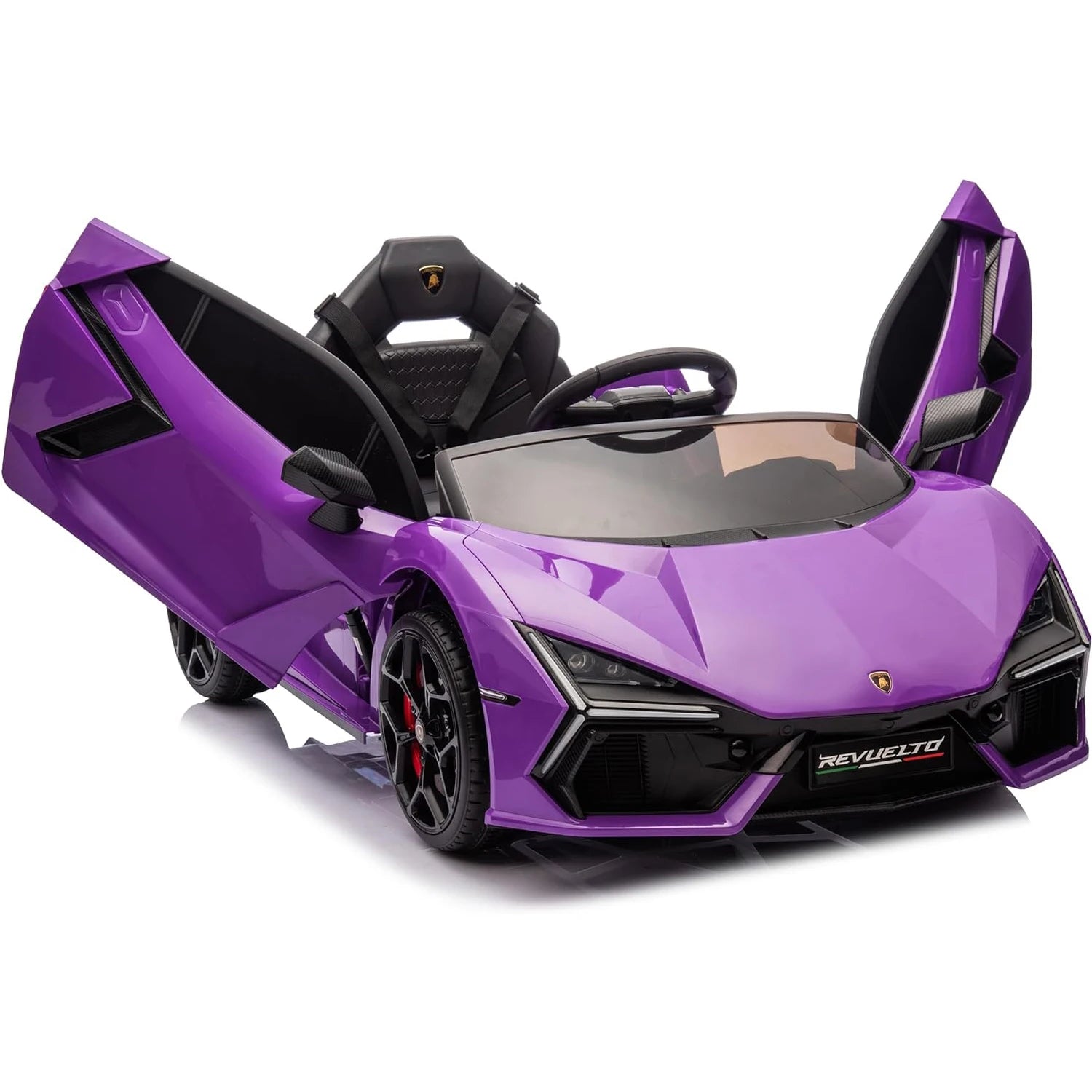 3-8 Years Ride On  Electric Car with Bluetooth, USB Music, Remote Control, & Headlights