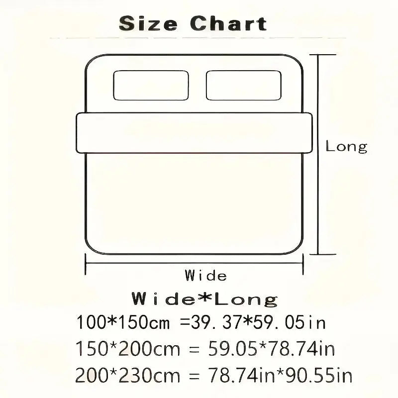 Extra Large & Wide Cooling Blanket -  (78”x90"/59”x78”) - Hypoallergenic, Smooth & Breathable