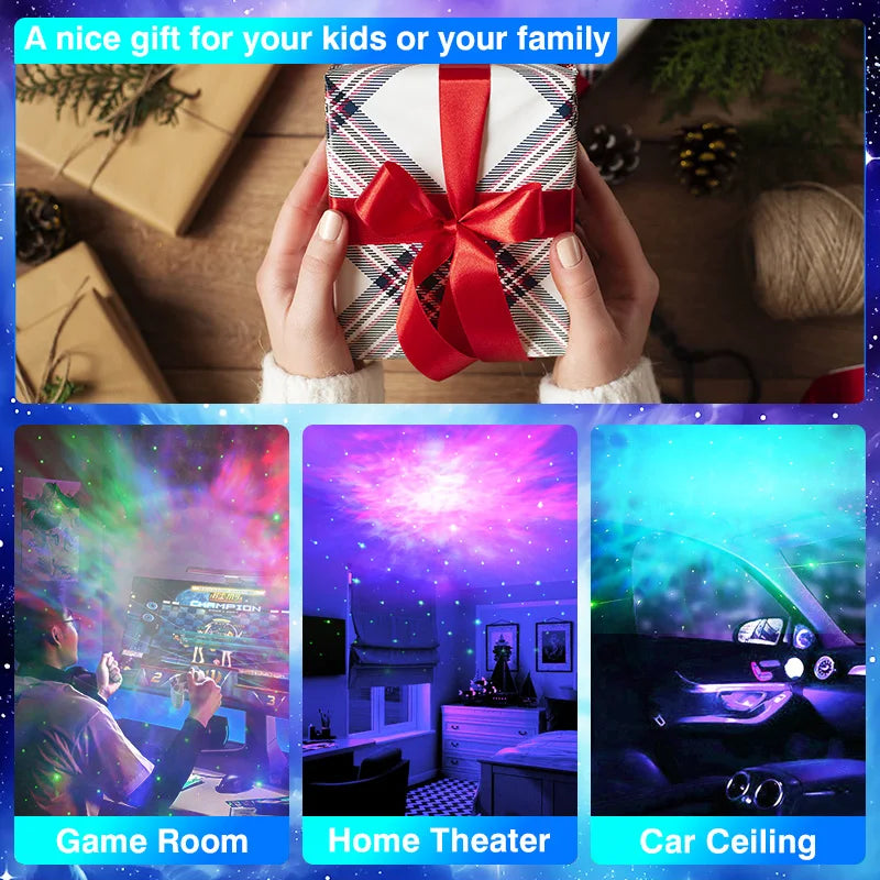 Astronaut Projector Galaxy Starry Night Lights LED Nebula Lamp