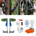 Tree Climbing Spikes Kit with Safety Belt Harness 220lbs Ergonomic Climbing Gear Arborist Aider Tool
