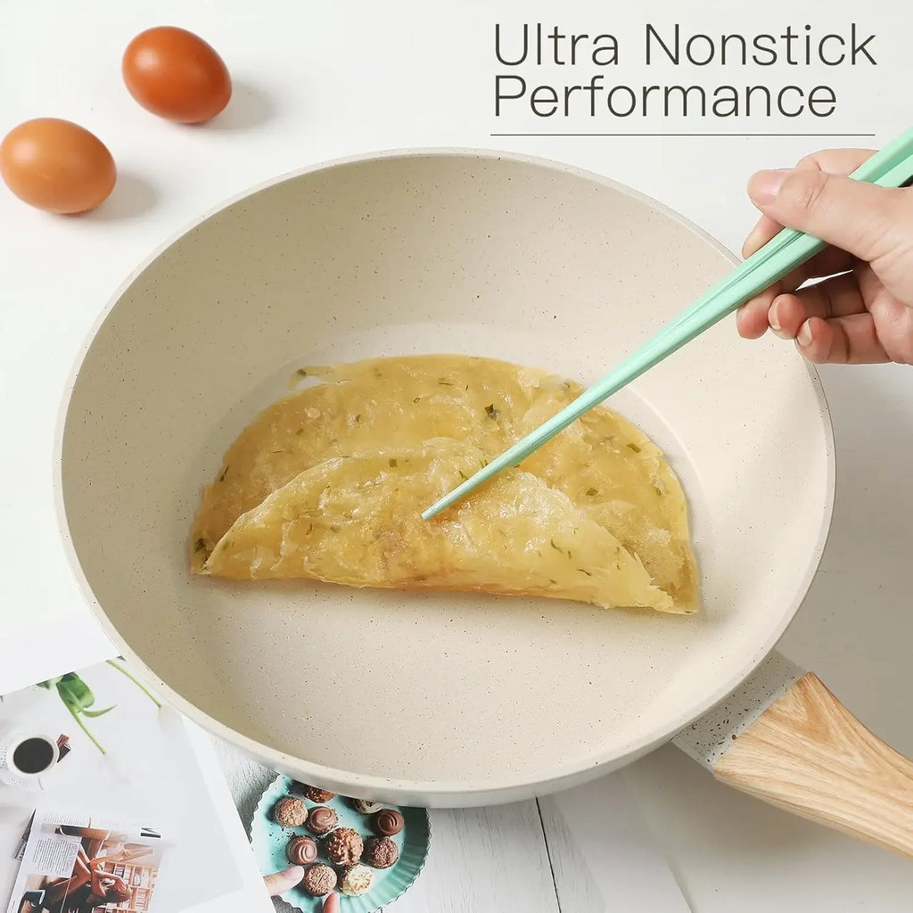 16PCS Pots and Pans Set Non Stick Cookware