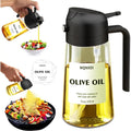 2 in 1 Glass Oil Sprayer & Dispenser, 16oz/