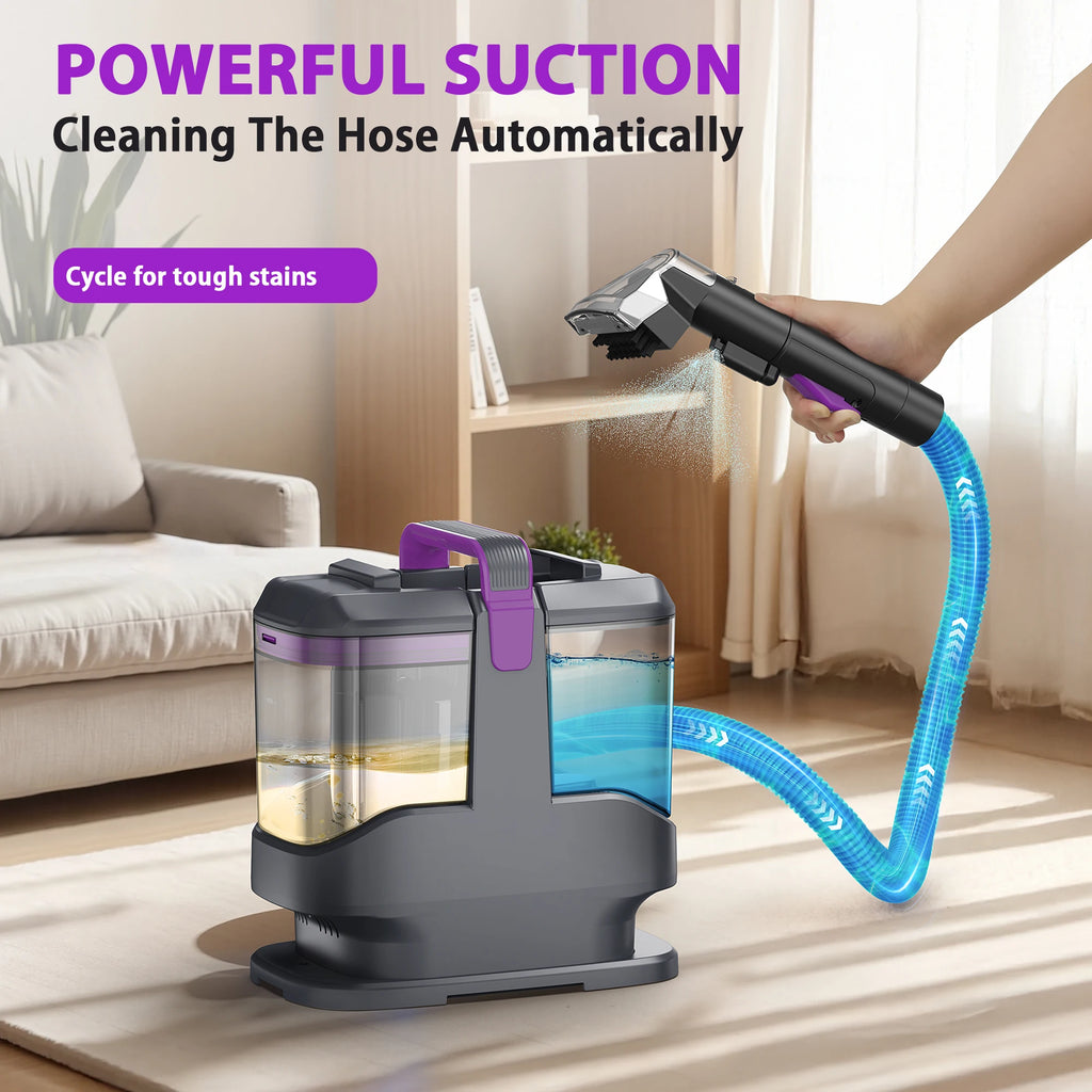 Portable Carpet & Upholstery Spot  Cleaner Machine 13.5ft Corded for Carpet, Sofa, Car Seat