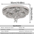 Chandelier Ceiling Lamp   Crystal Led  Pendant Light RC Dimmable Luminaire