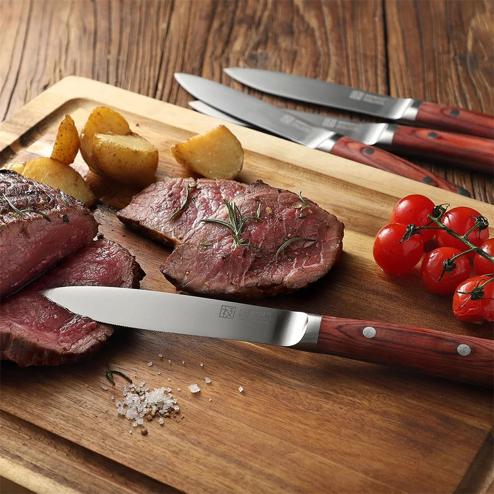 4PCS Steak Stainless Steel Knives Set 5.5 Inch  Ultra Sharp  Meat Cutting Knives