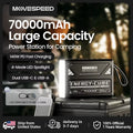 LED Camping Lantern 70000mAh Large Capacity Battery w/ Rechargeable Lamp