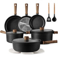 16-Piece Nonstick Cookware Set with Induction-