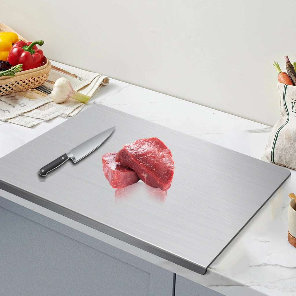 Stainless Steel Cutting Board Butcher Block