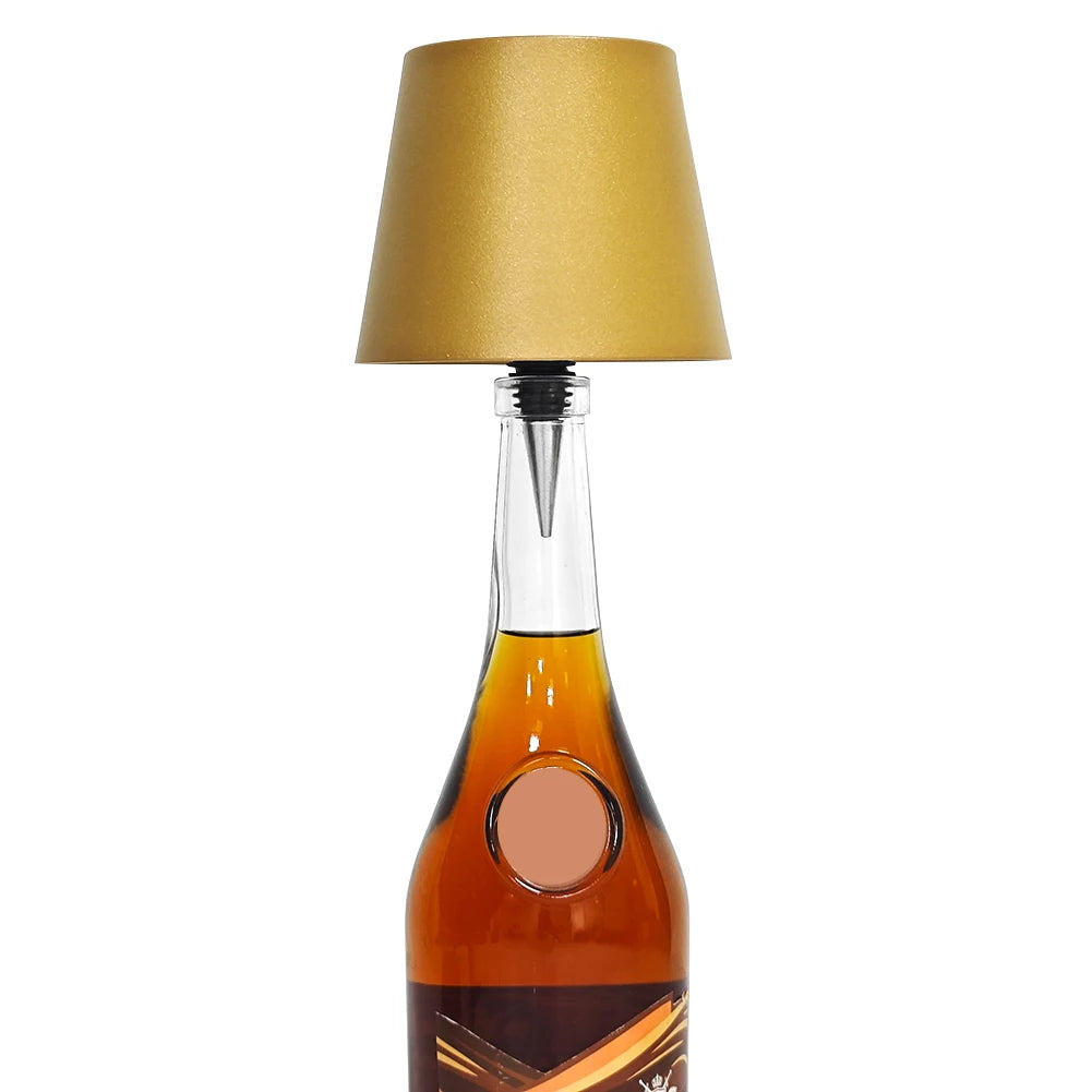 Cordless Dimmable Touch Control Portable Desk Lamp USB Rechargeable with Unique Bottle Design