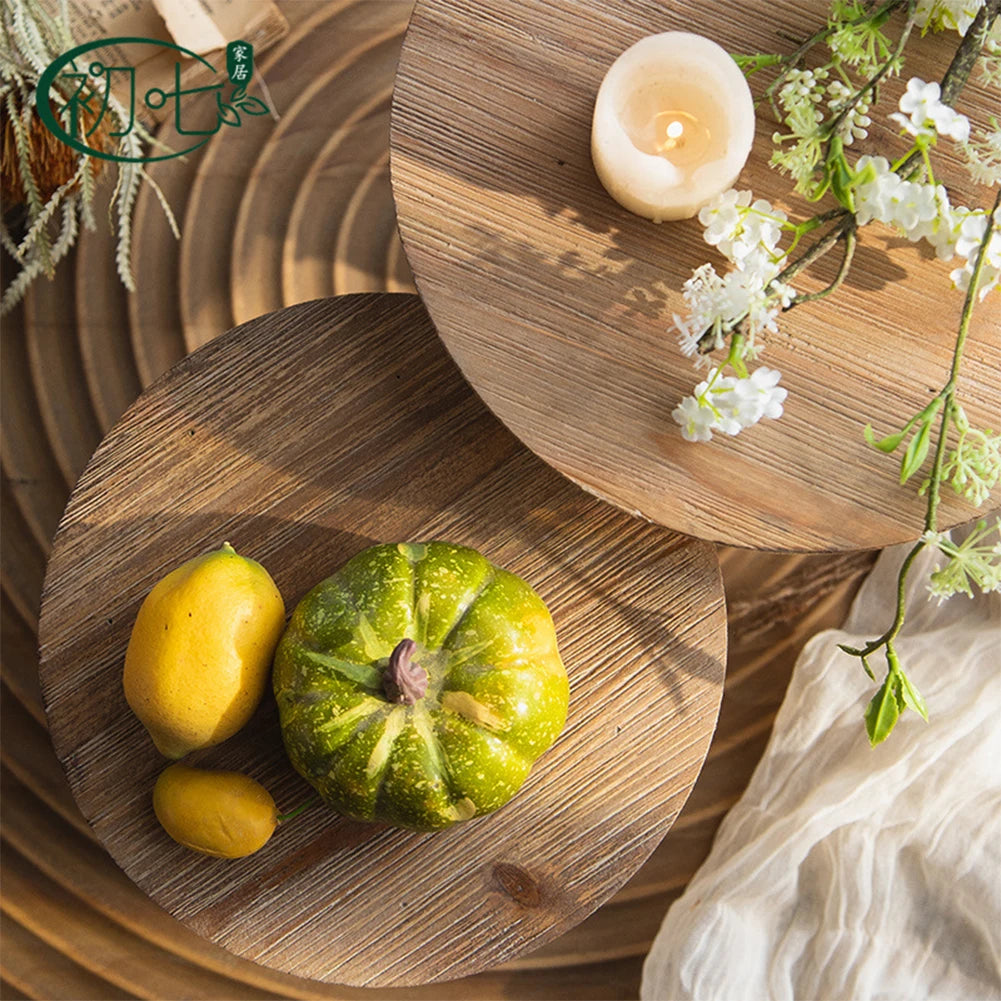 French Wood Tray Multifunctional  Vintage Carved Tray