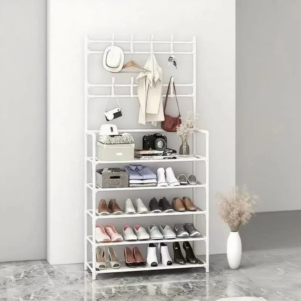 Large-Capacity Entryway Shoe Rack Organizer  for Shoes Bags & Slippers,