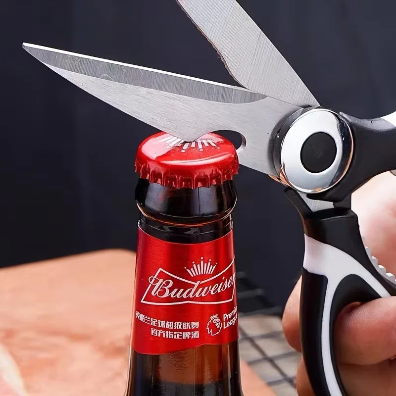 Premium Stainless Steel Kitchen Food Shears Scissors. Multifunction