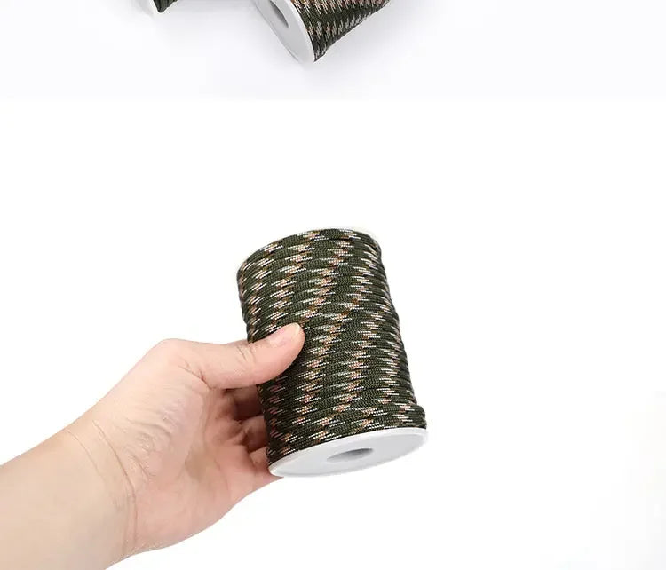 5M/15M/30M 4mm 7-Core 550 Paracord Rope for Camping, Survival & outdoor Use