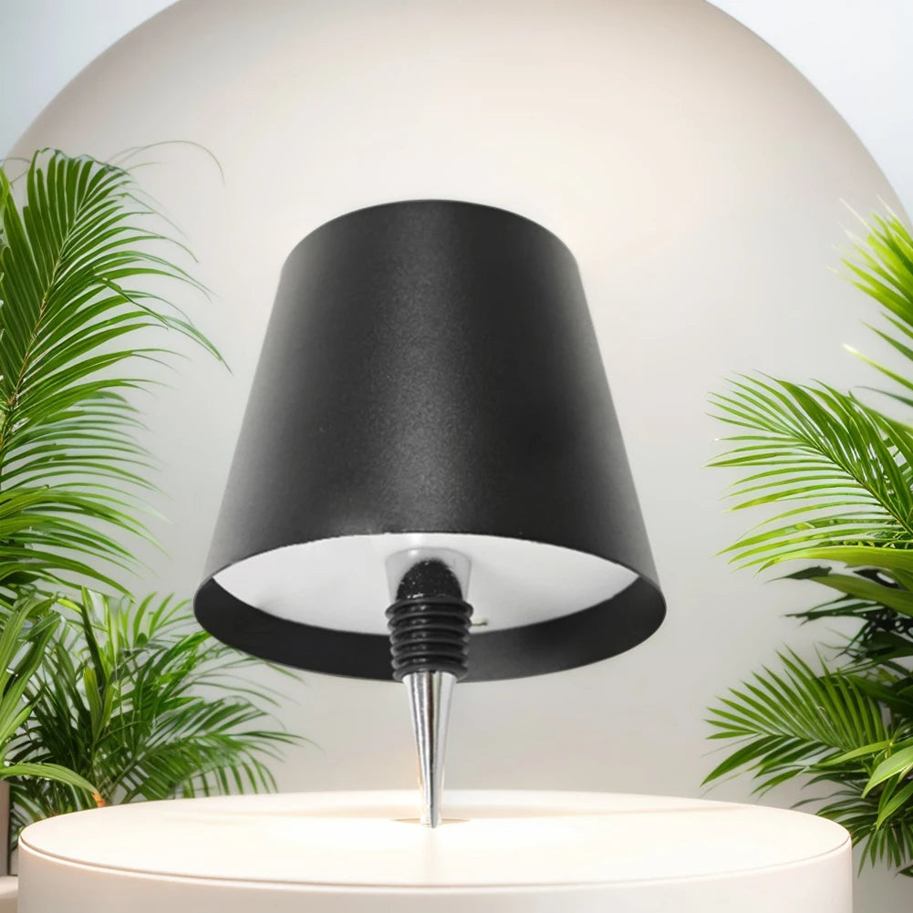 Cordless Dimmable Touch Control Portable Desk Lamp USB Rechargeable with Unique Bottle Design