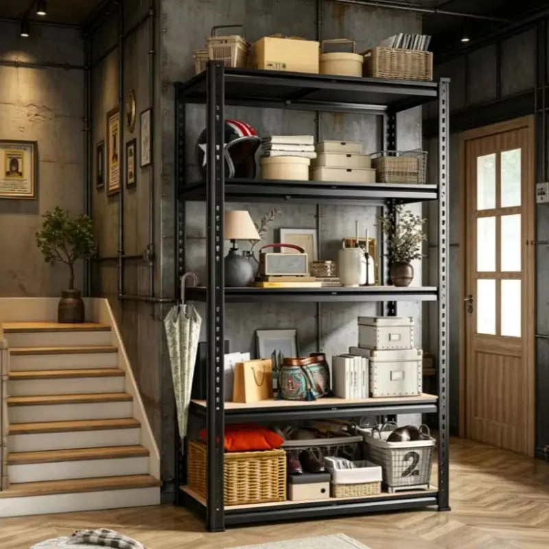 Heavy Duty Garage Shelving Unit, 72"x16" Adjustable 5 Tier Storage Rack, 2000lb weight Metal
