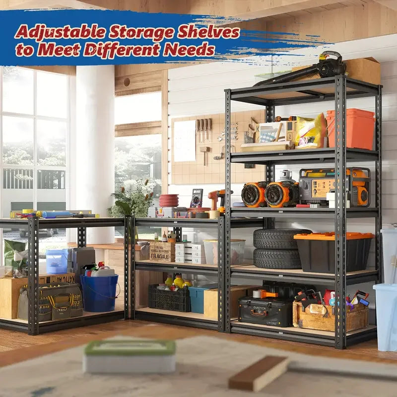60/72 Inch two-piece set Heavy-duty Metal Storage Rack,