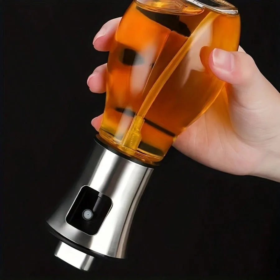 200ml,  304 Stainless Steel Mister & Glass, oil Spray with Funnel