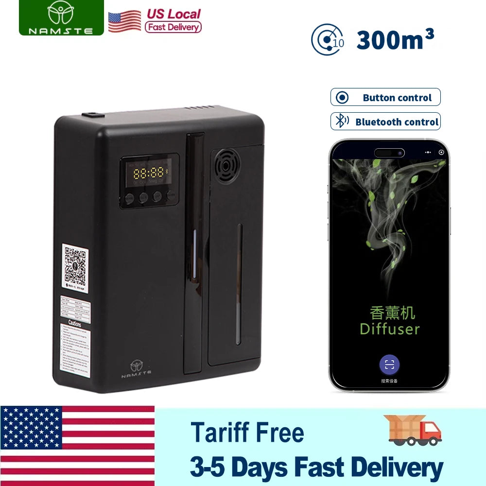 Wall Mounted Aroma  Diffuser With Bluetooth & Essential Oil Fragrance