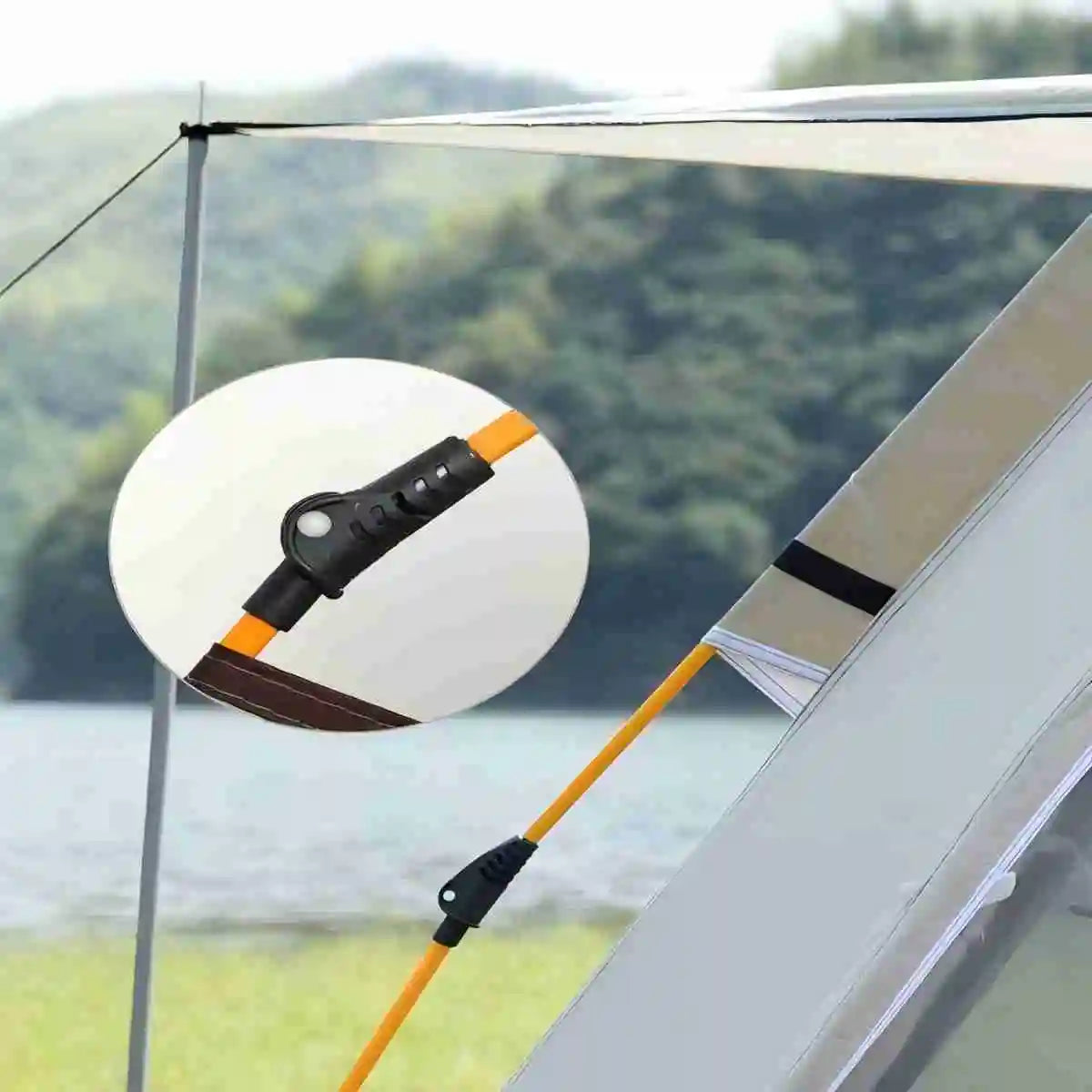 Outdoor Shelter Sunshade Self-Driving Travel Camping Tent Reactive   Two Doors and Two Windows