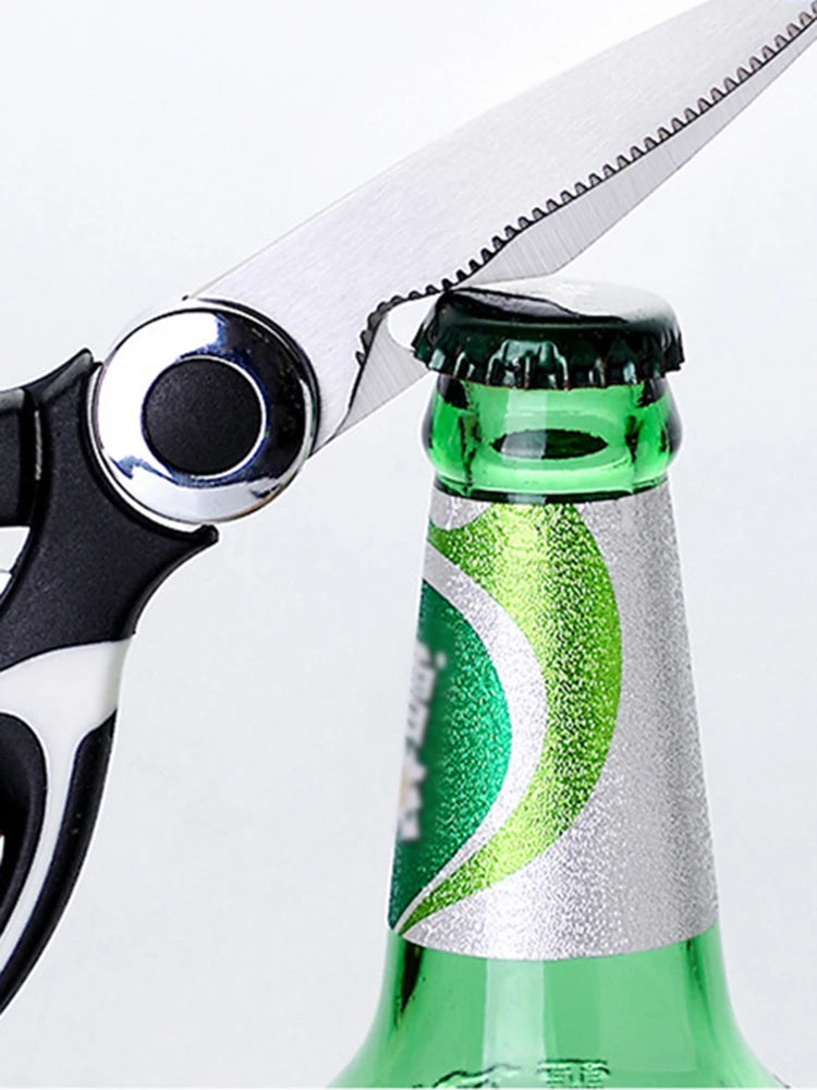 Premium Stainless Steel Kitchen Food Shears Scissors. Multifunction