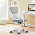JHK Mesh Ergonomic   Desk Chair Flip-up Arms Adjustable Headrests Lumbar Support